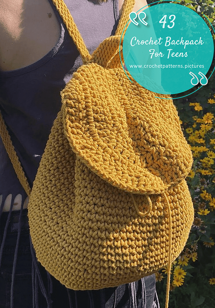 crochet backpack pattern