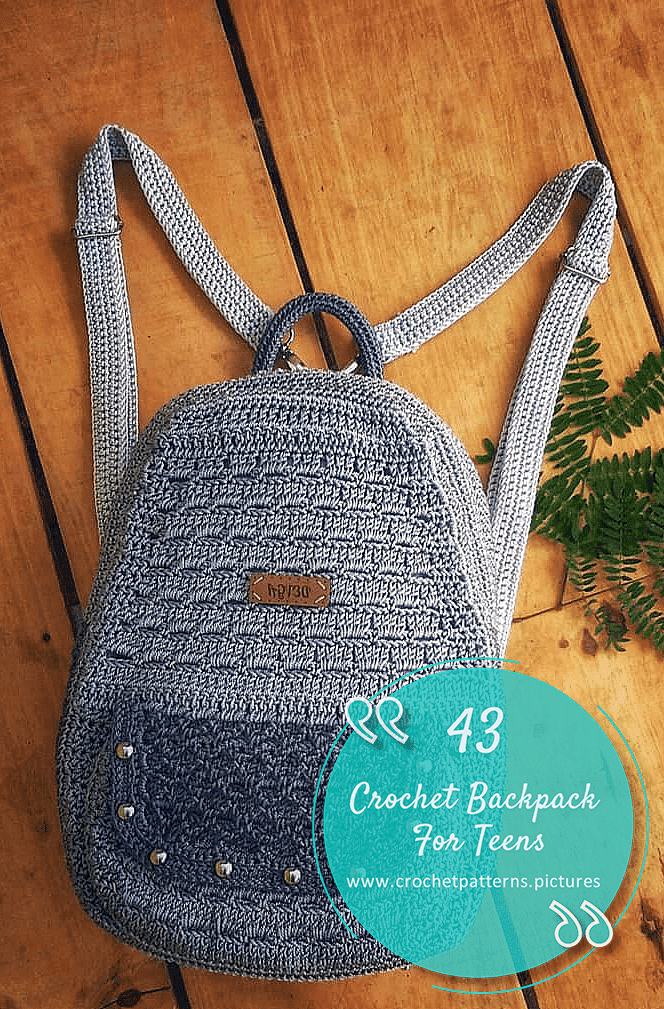 43 crochet backpack for teens (36) | Crochet Pattern ideas