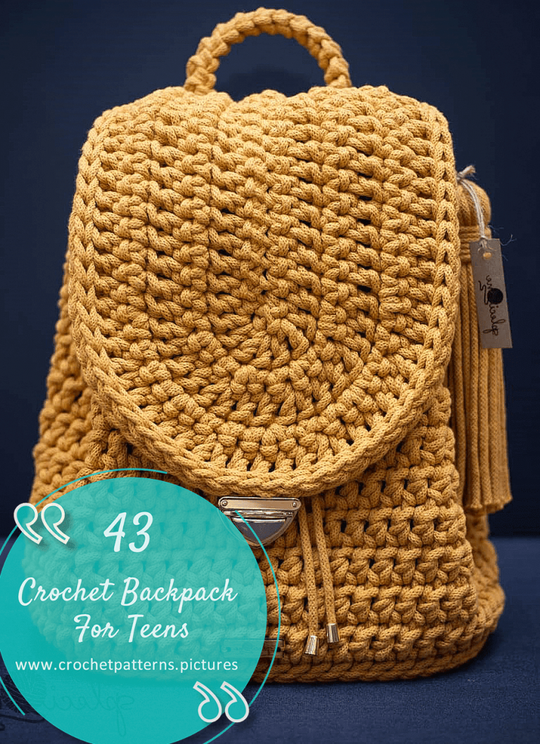 43 Crochet Backpack Pattern For Girls | Free Crochet Patterns