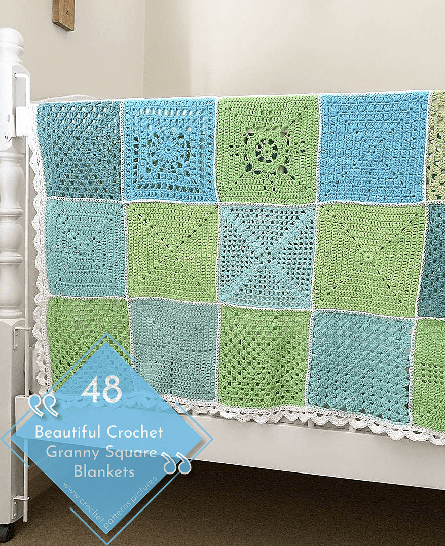 48 granny square blanket ideas (15) | Crochet Pattern ideas