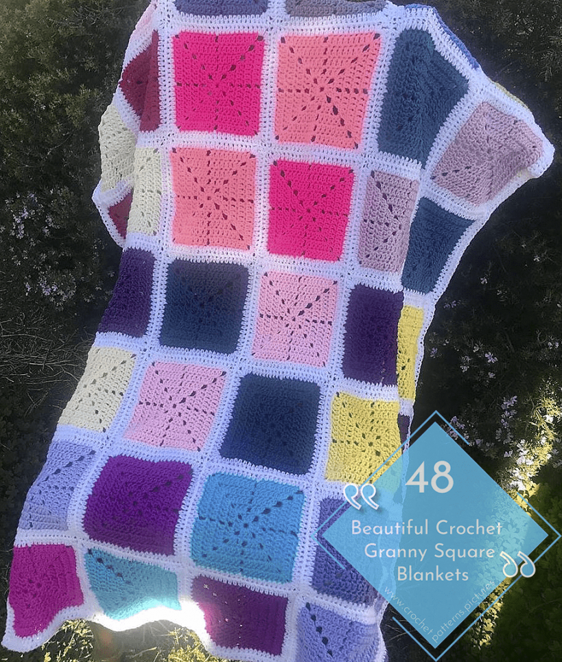 48 Modern Crochet Blanket Design With Granny Square Patterns