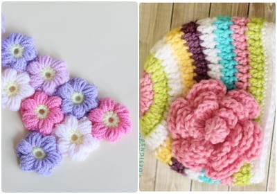 crochet flower pattern free