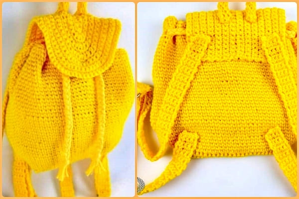 crochet backpack free pattern