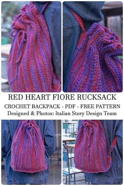 drawstring crochet backpack free pattern pdf