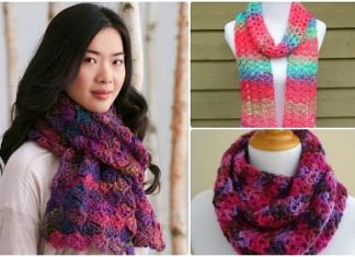 modern crochet scarf pattern