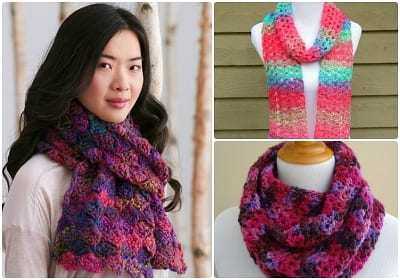 modern crochet scarf pattern