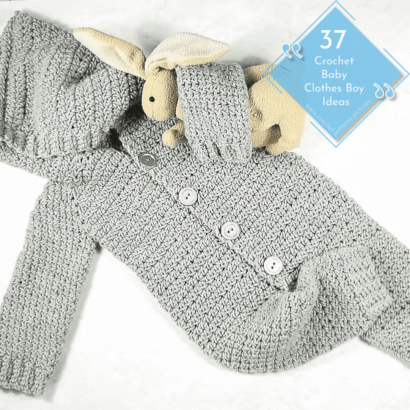 37 Cute Crochet Clothes for Baby Boys