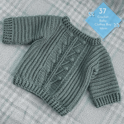 37 Cute Crochet Clothes for Baby Boys