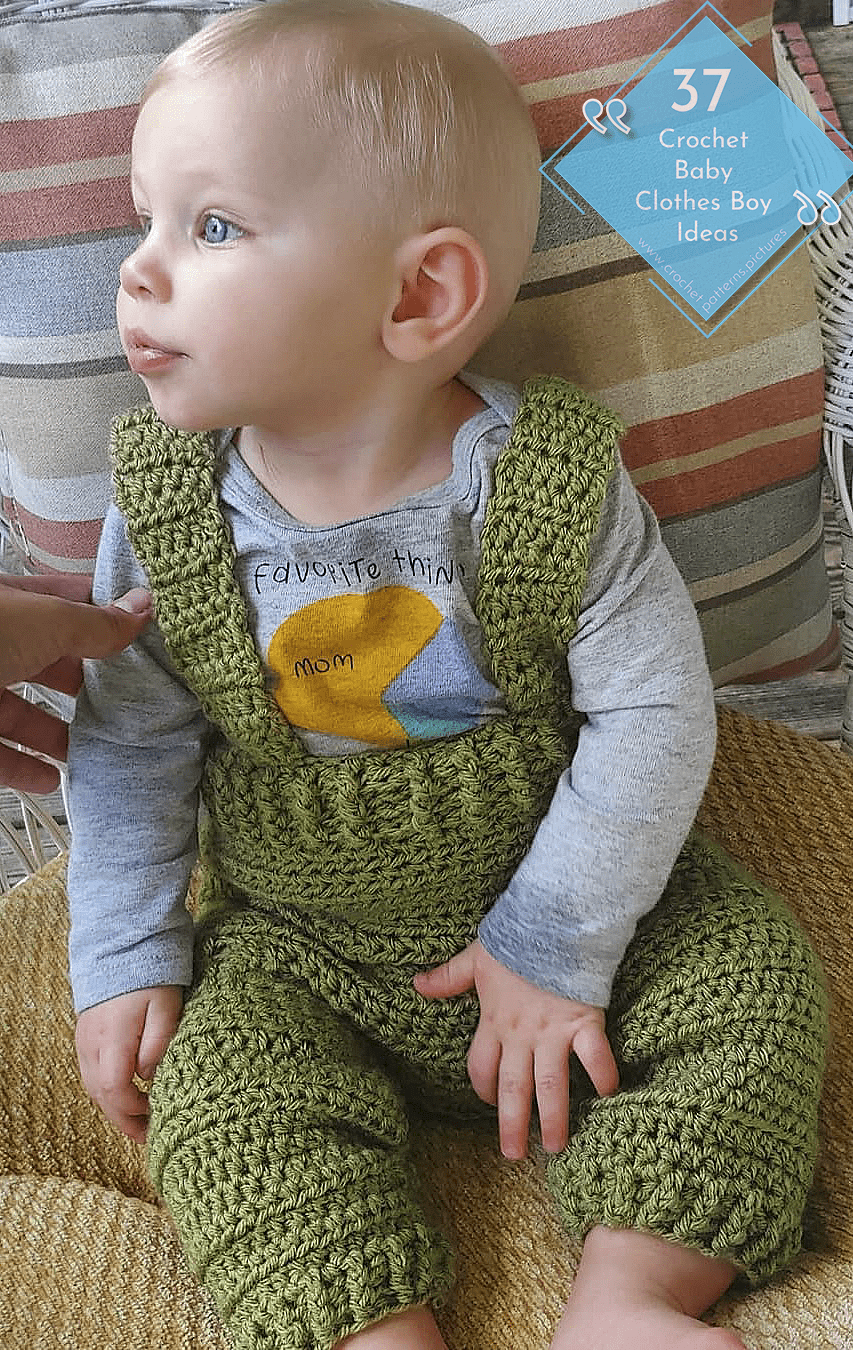 37 Cute Crochet Clothes for Baby Boys