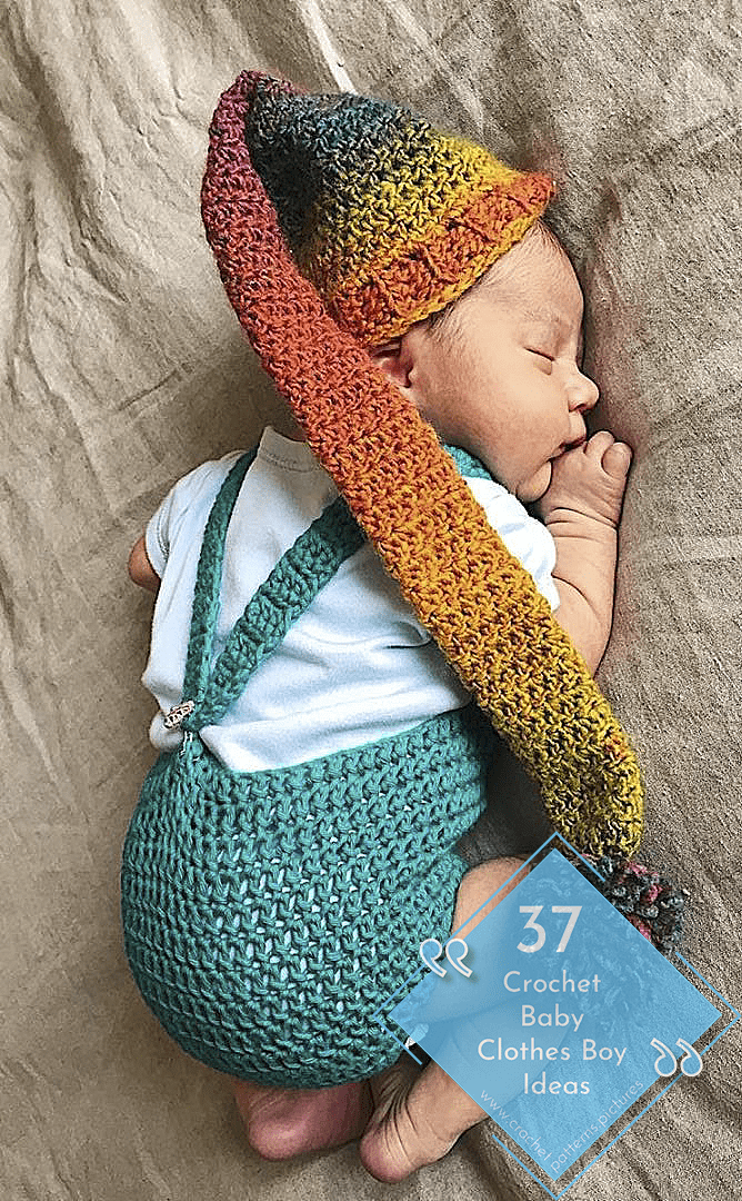 Newborn boy crochet outfits hot sale