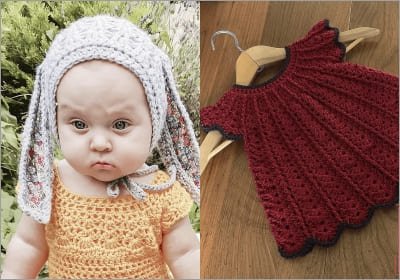 crochet clothes for baby girls