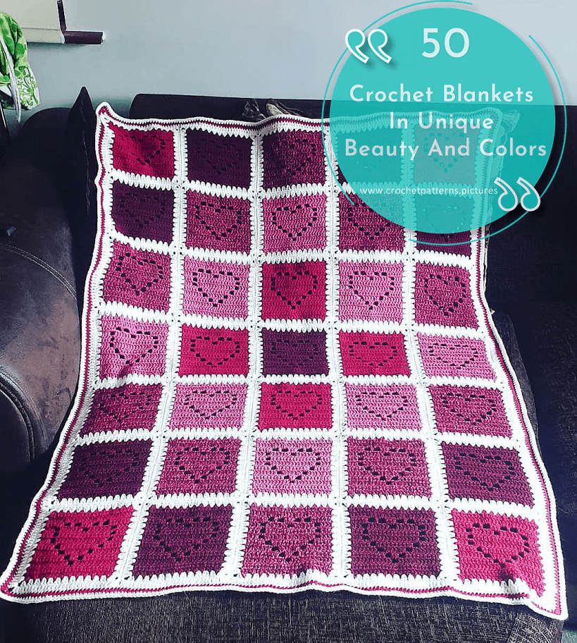 50 Crochet Blanket Design Ideas in Different Patterns | Free Crochet ...