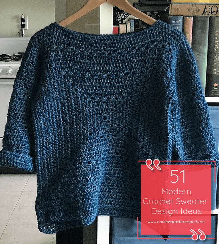 51 Crochet Sweater Patterns | Free Crochet Patterns