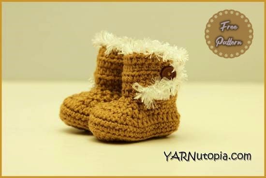 crochet tutorial booties for baby boy