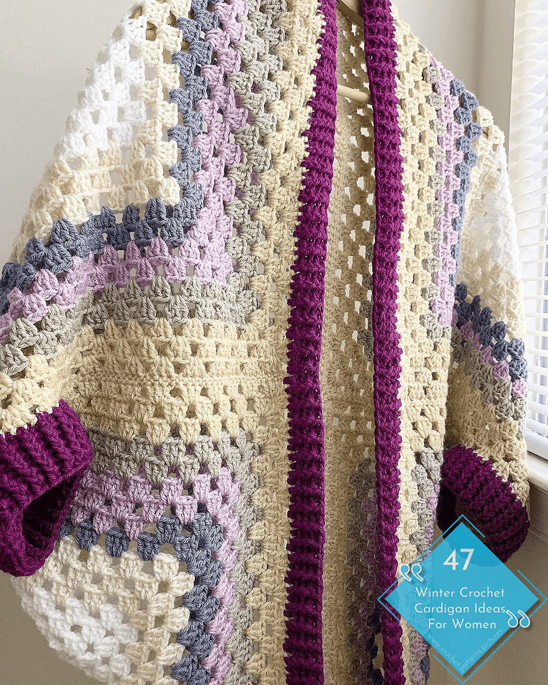 47 Crochet Cardigan Patterns For Women