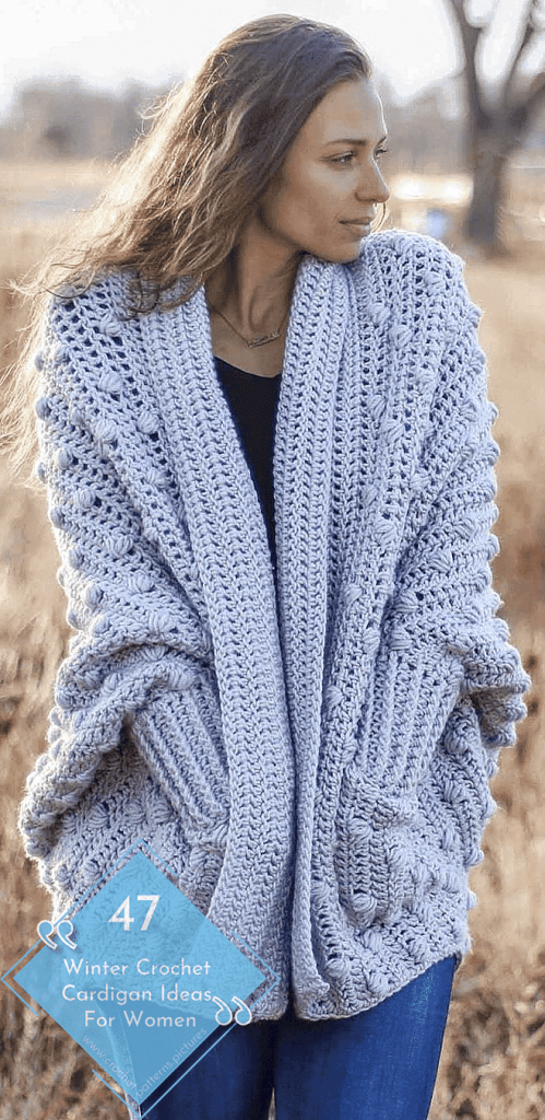 47 Crochet Cardigan Patterns For Women