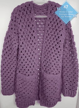 47 Crochet Cardigan Patterns For Women