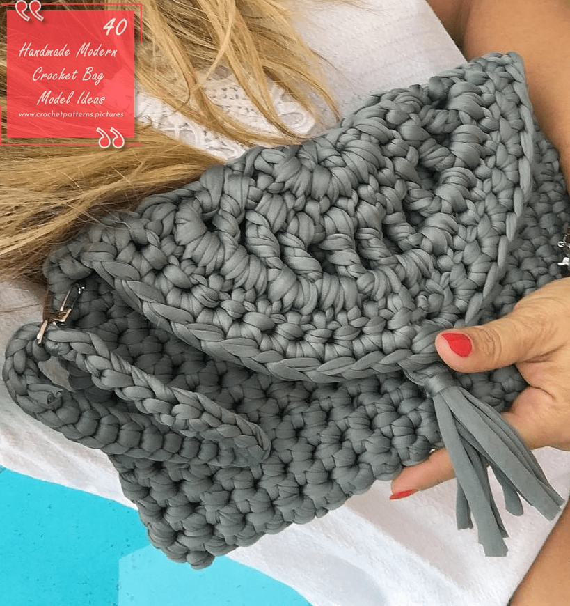 40+ Handmade Modern And Stylish Crochet Handbag Pattern