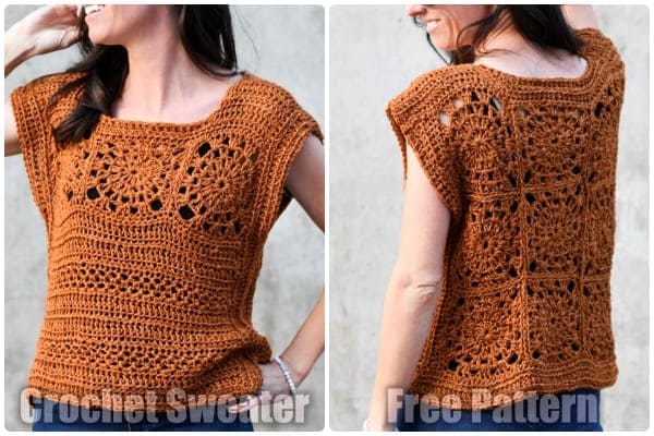 summer crochet top free pattern