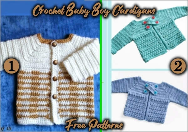 crochet cardigan free patterns for baby boy 