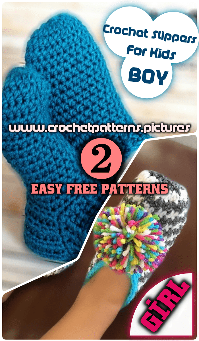 Crochet discount childrens slippers