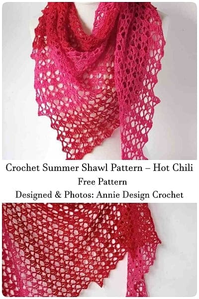 summer crochet shawl pattern free