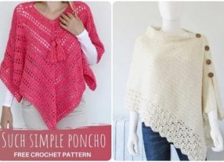 crochet poncho free pattern