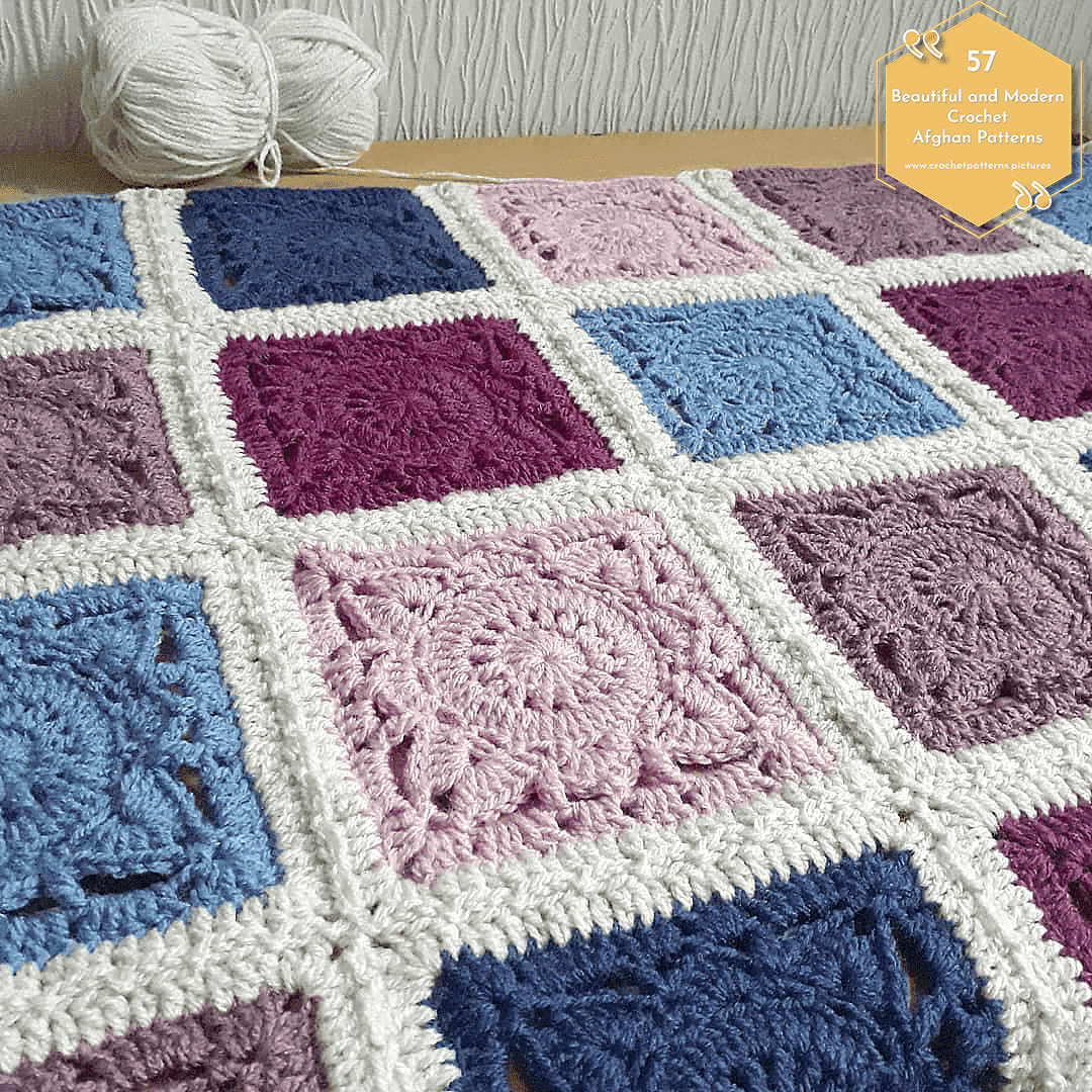 modern and elegant afghan crochet blanket pattern ideas (7) | Crochet ...