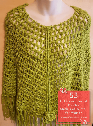 53 Crochet Poncho Designs | Free Patterns And Project Ideas