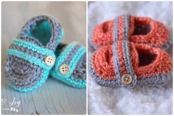 monk strap crochet baby boy shoes free pattern