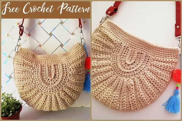 seashell crochet bag free pattern