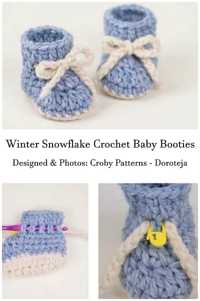 winter snowflake crochet baby boy booty free pattern