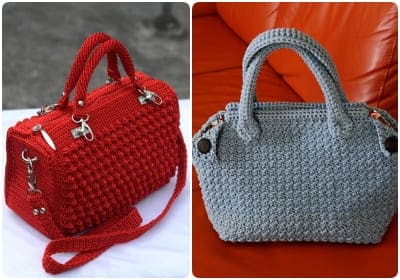 modern crochet handbags free pattern