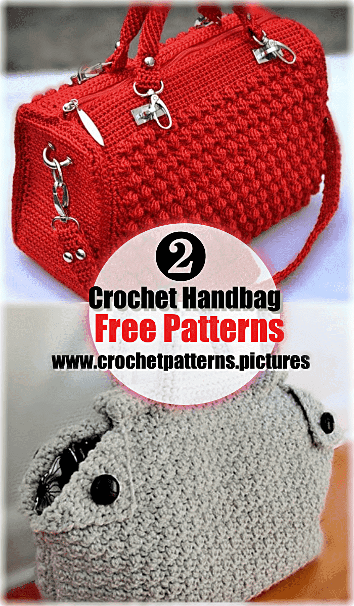 2 Modern Crochet Handbags Free Crochet Patterns