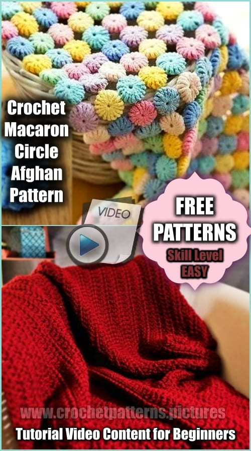 2 crochet afghan blanket - free patterns and videos