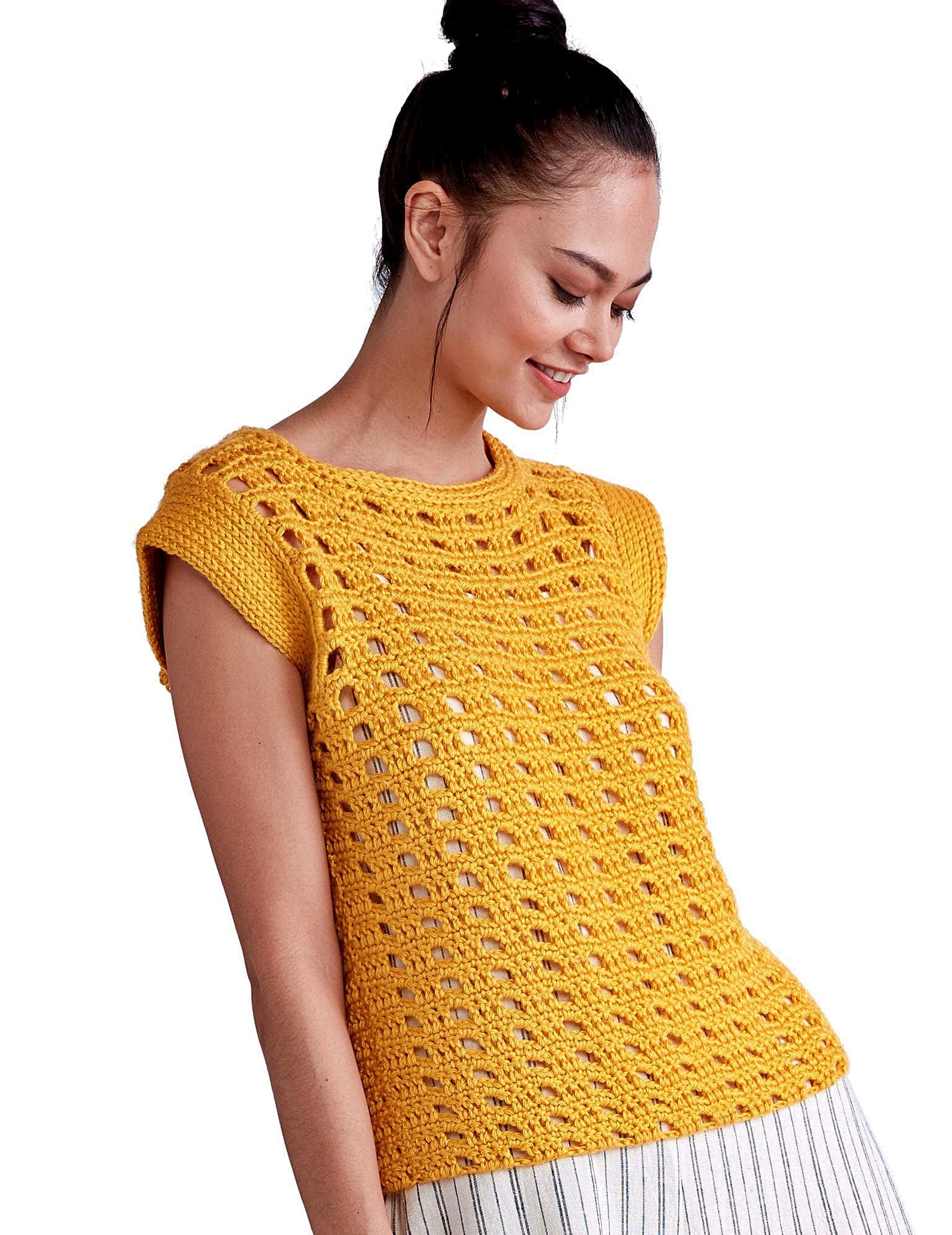 YELLOW CROCHET TOP 55 | Crochet Patterns Ideas