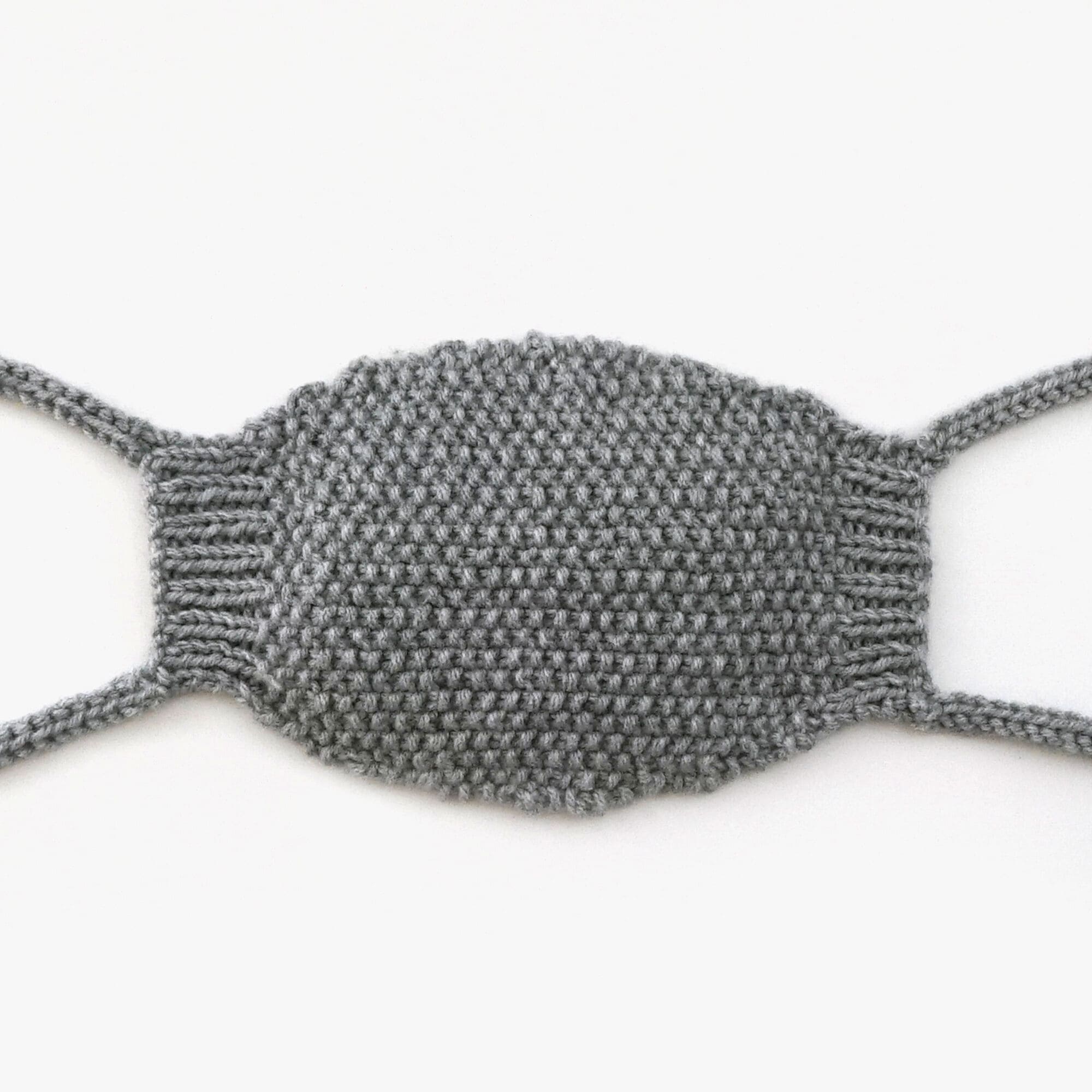 gray crochet mask free pattern