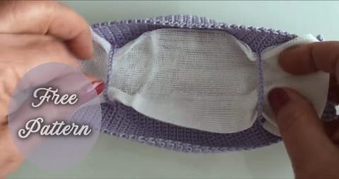 easy crochet face mask free pattern for beginners video tutorial