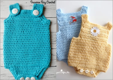 2021 summer crochet romper free pattern