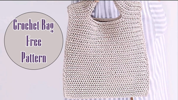 Neo Herringbone Single Crochet Bag | Free Pattern | Tutorial Video ...