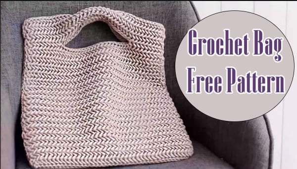 Neo Herringbone Single Crochet Bag | Free Pattern | Tutorial Video ...