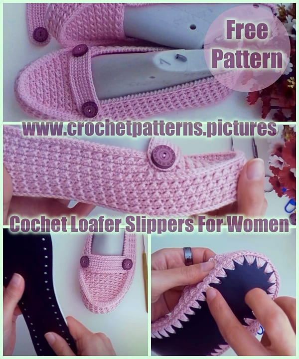 crochet slippers free pattern