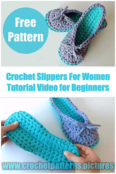 crochet ballet slippers free pattern for women
