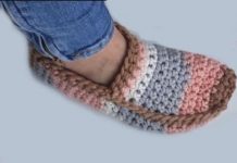 2022 crochet slippers free pattern