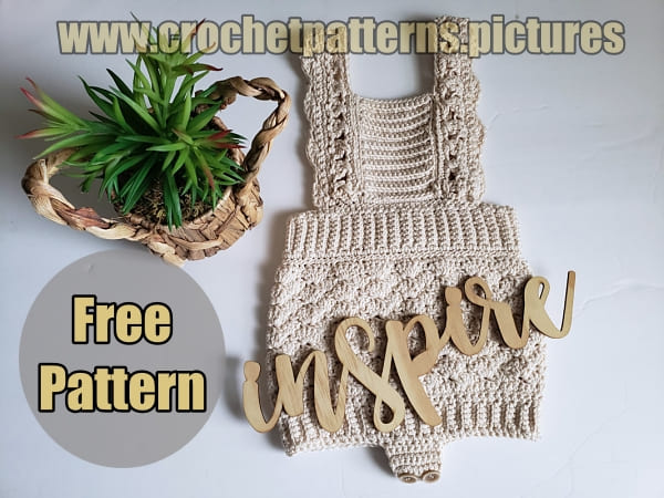summer crochet romper free pattern
