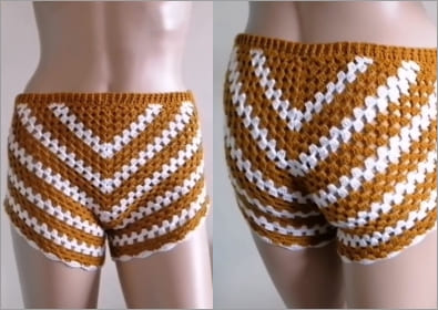 crochet short free pattern for summer 2021