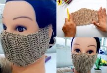easy crochet face mask free pattern