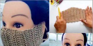 easy crochet face mask free pattern