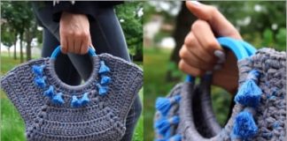 crochet hand bag free pattern