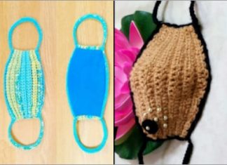 how to crochet face mask youtube video